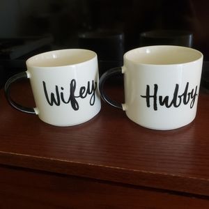 Hubby & Wifey mugs